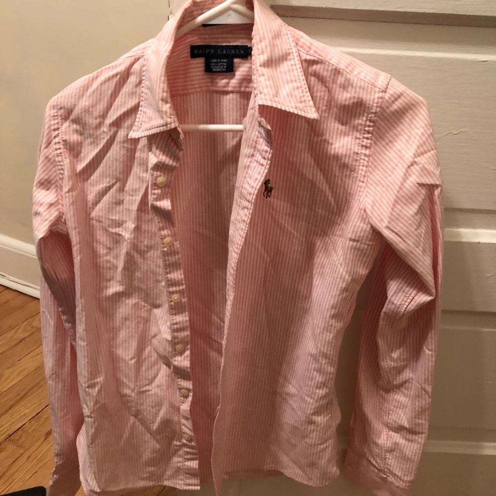 Ralph Lauren Polo Slim Fit Button Down sz 2